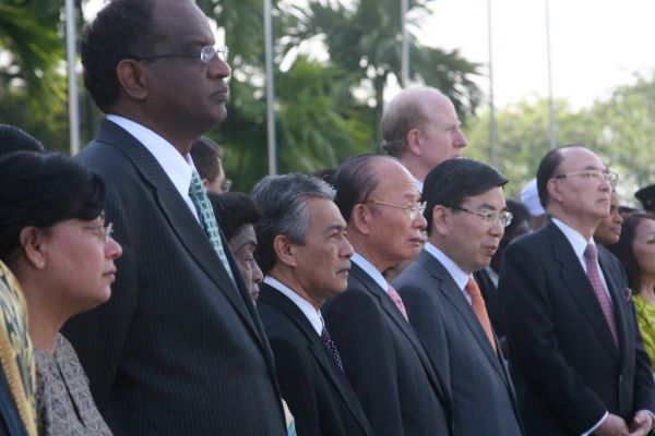 １０月１７日 Malaysia GPF Wreath-Layaing Ceremony at National Monument